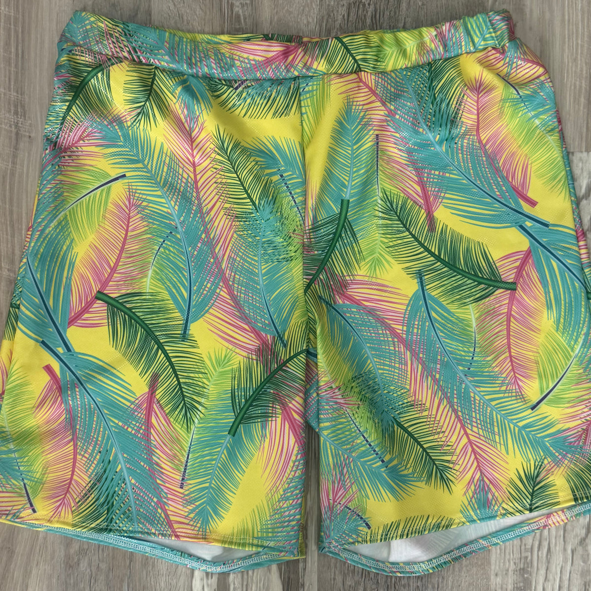 Swimtrunk Yellow Palms