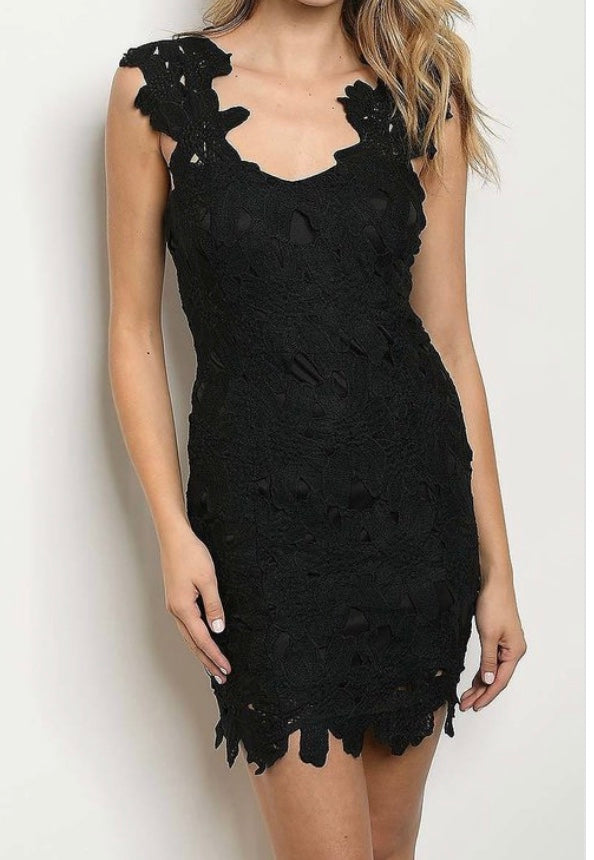 Cocktail Lace Short Dress